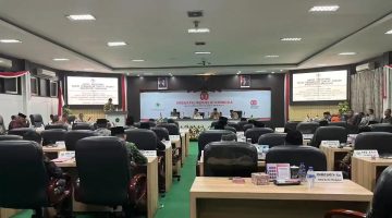 Paripurna DPRD Pamekasan pembahasan RPJMD kabupaten. (Madurakita.com/its)