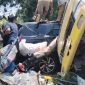 Sejumlah kendaraan yang terlibat kecelakaan beruntun di Waru Pamekasan (Madurakita.com)