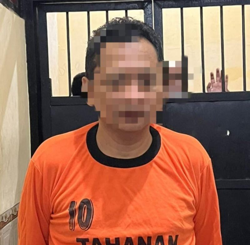 Pelaku penipuan usai di amankan polres Pamekasan (Madurakita.com)