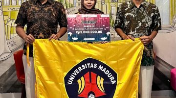Tiga Mahasiswa UNIRA peraih juara Business Plan Competition (BPC) ACTIVE 2025 yang diselenggarakan oleh Fakultas Ekonomi dan Bisnis Universitas Sebelas Maret (UNS) Surakarta.