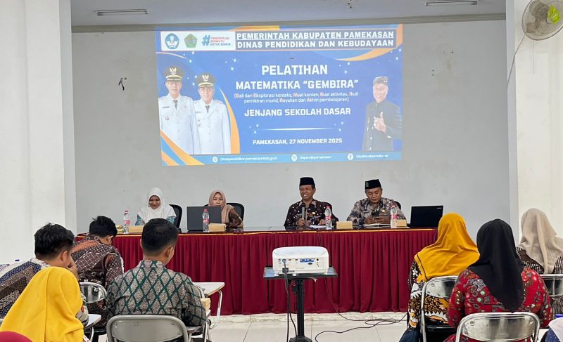 Disdikbud Pamekasan saat melakukan pelatihan (madurakita.com).