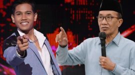 Valen (kiri) Bupati Pamekasan (kanan). 