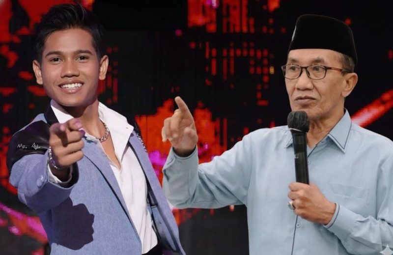 Valen (kiri) Bupati Pamekasan (kanan). 