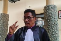 Suhairi saat dimintai keterangan (madurakita.com).