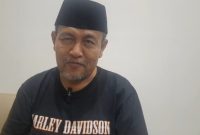 Kuasa hukum korban, Supriyono, saat memberikan keterangan kepada media terkait perkembangan kasus Haji Latif di Pamekasan.